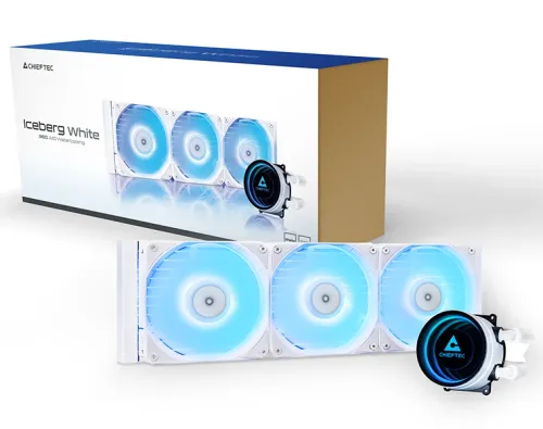 Chłodzenie Chieftec Iceberg 360 RGB Biały