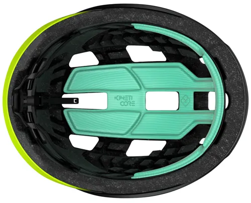 Kask rowerowy LAZER Tonic Kineticore Czarno-żółty Szosowy (rozmiar L)