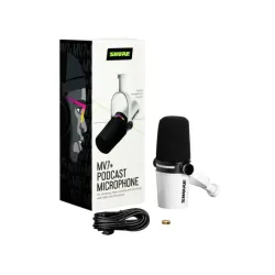 Mikrofon Shure MV7+ K Przewodowy Dynamiczny Biały