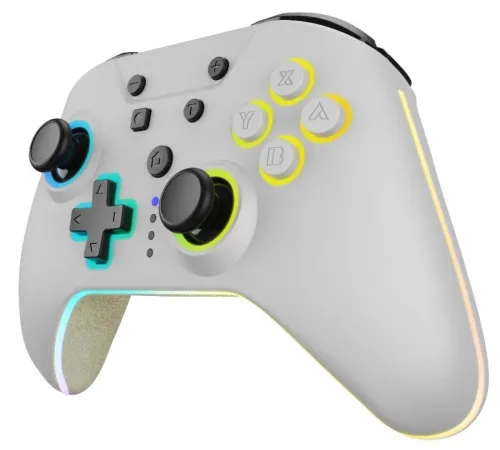 Pad Armor3 NuRival Light Up do Nintendo Switch Bezprzewodowy Biały