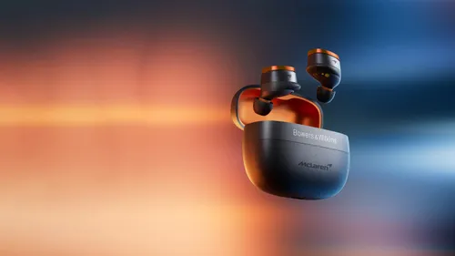 Słuchawki dokanałowe BOWERS & WILKINS PI8 MCLAREN ANC Szaro-pomarańczowy