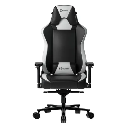 Fotel Lorgar Base 311 Gamingowy do 150kg Skóra ECO Czarno-biały