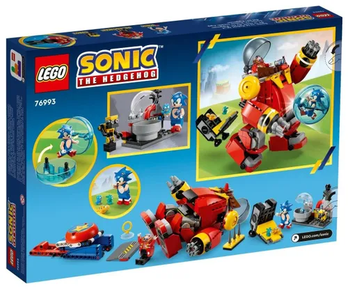 LEGO Sonic the Hedgehog 76993 Sonic против Доктора Эггмана и Роба смертельного яйца