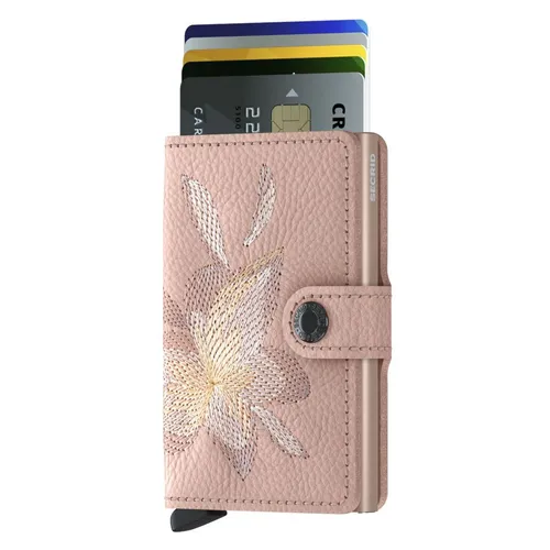 RFID Miniwallet Gizli Dikiş Kılıflı Cüzdan Linea-magnolia rose