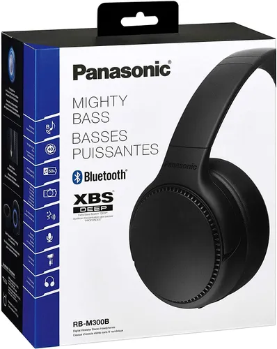 Słuchawki bezprzewodowe Panasonic RB-M300BE-K Nauszne Bluetooth 5.0