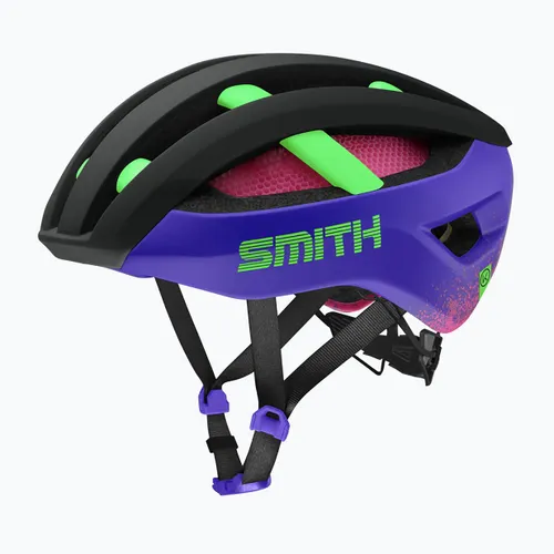 Kask rowerowy Smith Network MIPS matte archive flamingo