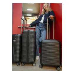 Walizka średnia Puccini Cairo - czarny