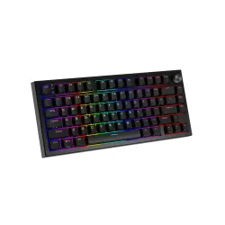 Klawiatura gamingowa Genesis Thor 404 75% GenX Stratos Silent przewodowa mechaniczna podświetlana cicha czarna