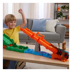 Tor Hot Wheels Monster Trucks Rajdowe wyzwanie Paszcza Krokodyla JJN45