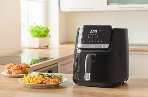 Air Fryer Frytkownica beztłuszczowa SENCOR SFR 6550BK-EUE3 Czarny 6.5l z termoobiegiem