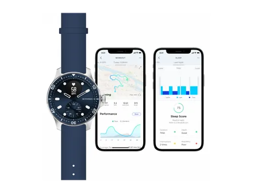 Часы Withings Scanwatch Horizon 43mm темно-синий