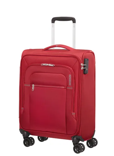 Walizka kabinowa American Tourister Crosstrack - red/grey