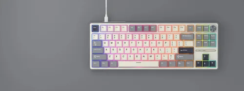 Klawiatura ROYAL KLUDGE R87 Pro Half Grey Brown Switch