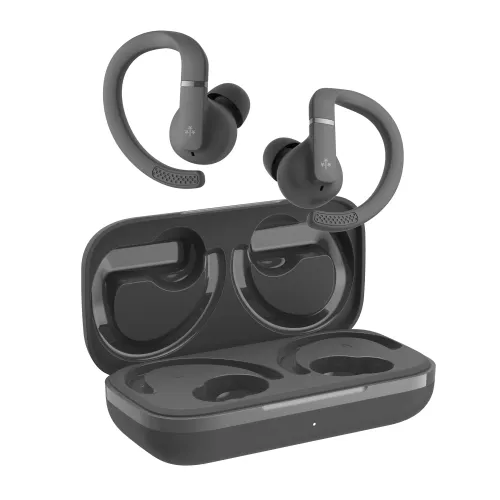 Słuchawki bezprzewodowe Hune Haba Sport TWS Dokanałowe Bluetooth 5.4 Szary