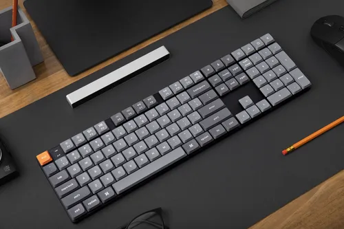 Klawiatura mechaniczna Keychron K5 Max RGB Gateron Red Szary
