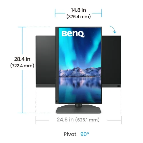 Monitor BenQ SW242Q 24" 2K IPS 60Hz 5ms Fotograficzny