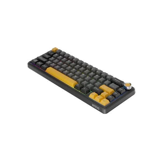 Klawiatura mechaniczna Marvo Titan 65 Czarno-Żółty