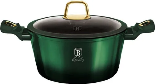 Zestaw garnków BERLINGER HAUS Emerald Metallic Line BH-7043 (17 elementów)