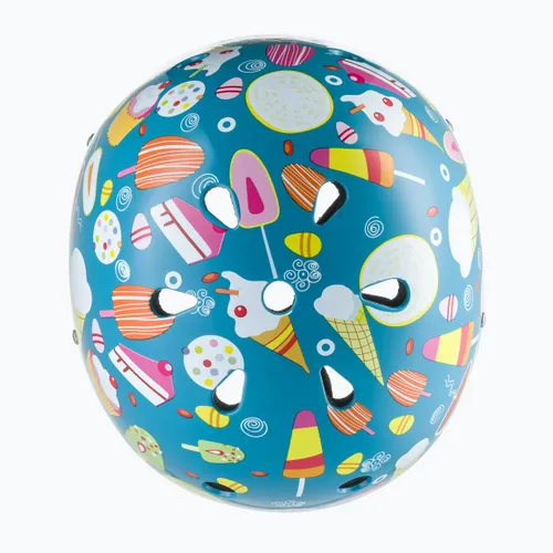 Kask rowerowy dziecięcy Hornit IceCream blue/multicolor