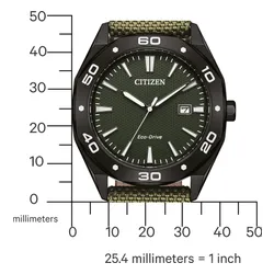 Zegarek CITIZEN Active Sport BM7635-01X Zielony