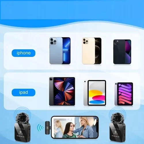 Mikrofon krawatowy do smartfona PULUZ PU647B