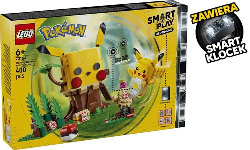 LEGO 72164 Pokémon SMART Play Dom treningowy z Pikachu