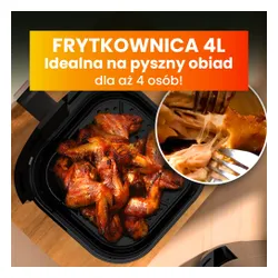 Frytkownica beztłuszczowa Extralink Smart Life Air Fryer SJ-400 1300W 4l