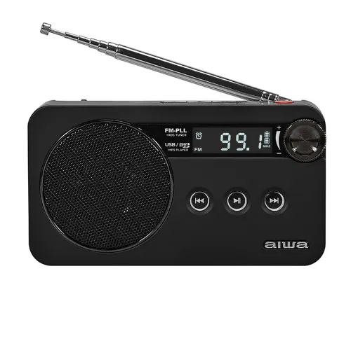 Radioodbiornik Aiwa RS-77PLL/BK Radio FM Czarny