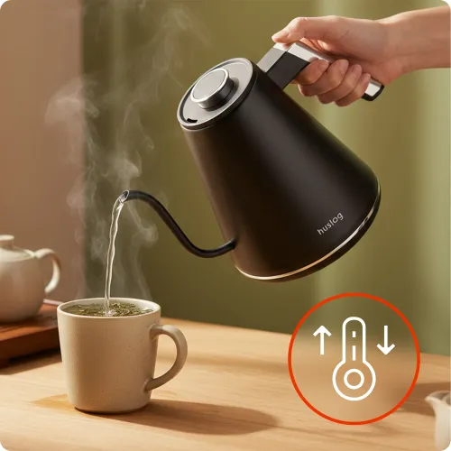 Czajnik Huslog HUS1069 1l 1100W Regulacja temperatury