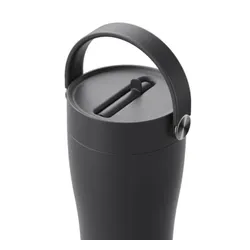 Kubek termiczny ze słomką EQUA Carry Cup 600 ml - black