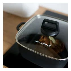 Garnek aluminiowy z pokrywką FLORINA CHEF 4,6 l