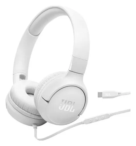 JBL Tune 520C USB-C biały