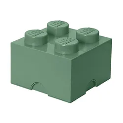 Lego 40031747 Pojemnik na klocki 2x2 piaskowa zieleń