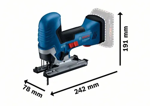 Лобзик аккумуляторный Bosch GST 185-LI