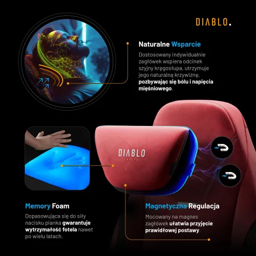 Fotel DIABLO CHAIRS X-Eye 2.0 Czerwony