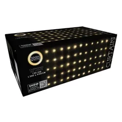 Kurtyna dekoracyjna CHRISTMAS DECORATION 232135 120 LED Sieciowe 3 m Biały