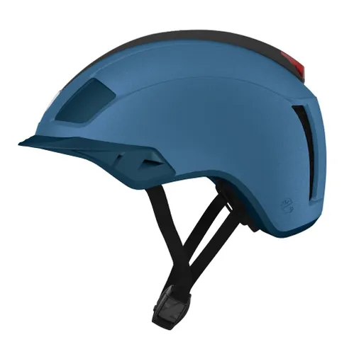 Kask rowerowy LAZER Next KinetiCore Niebieski Miejski z lampką (rozmiar M)