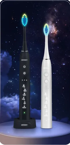 Szczoteczka soniczna BERDSEN Galaxy Duo (2 sztuki) Czarny i Biały