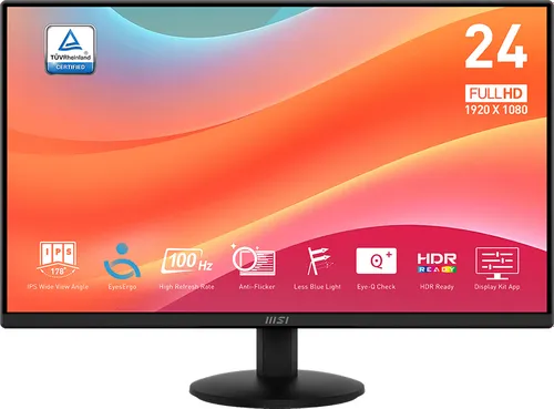 Monitor MSI Pro MP242L 23.8" 1920x1080px IPS 100Hz 1 ms [MPRT]