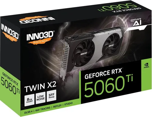 Karta graficzna INNO3D GeForce RTX 5060 Ti Twin X2 8GB DLSS 4