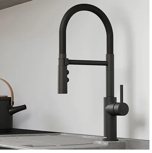 Bateria BLANCO Catris-S Flexo 525793 Czarny mat