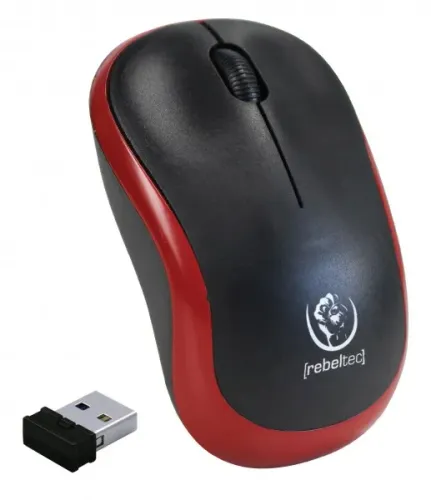 Myszka Rebeltec METEOR Red Czarno-Czerwony