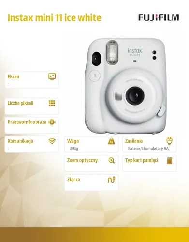 FujiFilm Instax mini 11 ıce white dijital fotoğraf makinesi