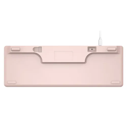 Klawiatura mechaniczna Rampage Rebel Outemu Red Różowy