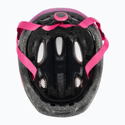 Kask rowerowy dziecięcy Giro Scamp Jr matte pink/purple fade