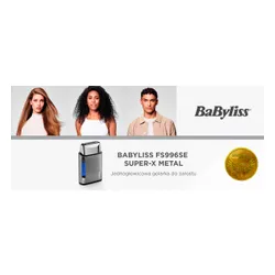 Golarka BABYLISS Super-X Metal FS996DE Na mokro i sucho