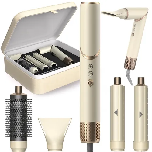 Suszarko-lokówka COSHARE SuperFlow InStyle HS30E 1000 W Kremowy
