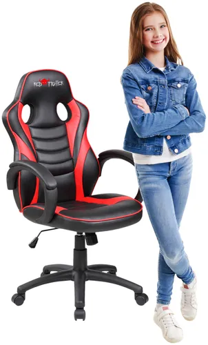 Fotel gamingowy RED FIGHTER C6 Kids Czarno-czerwony