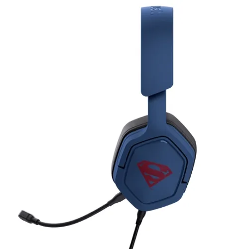 Słuchawki bezprzewodowe z mikrofonem Trust GXT 492SM Nauszne Niebieski Superman