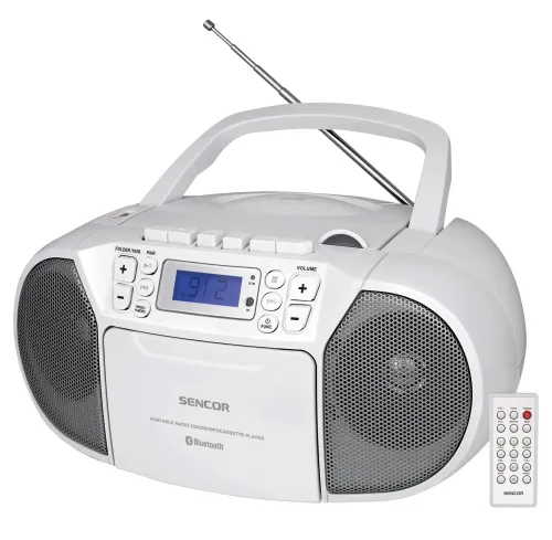 Radiomagnetofon Sencor SPT 3907 W Bluetooth Biały